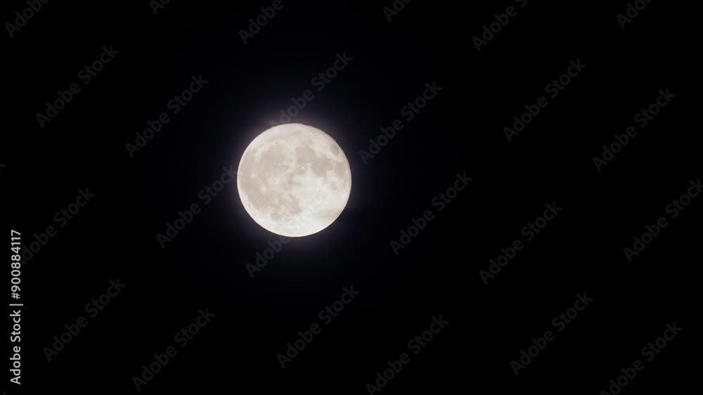 Full summer moon with night forest sounds. Time Lapse Video. Full summer moon with night forest sounds. Time Lapse Video.