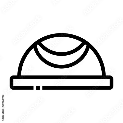 bouncy balloon gymnastic Line Icon