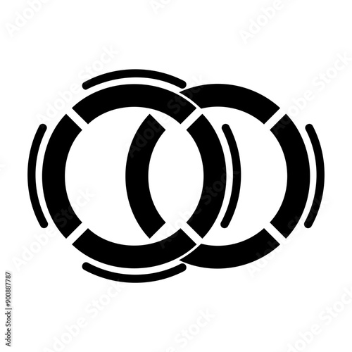 hula hoop Solid icon