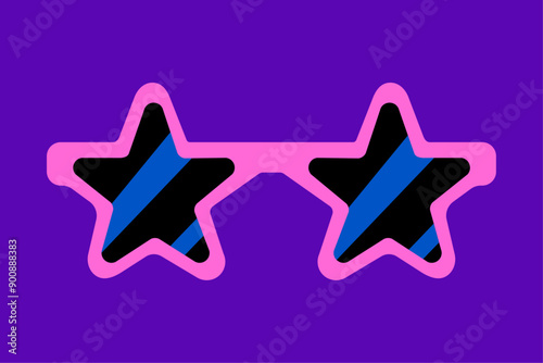 Star shape frame sunglasses