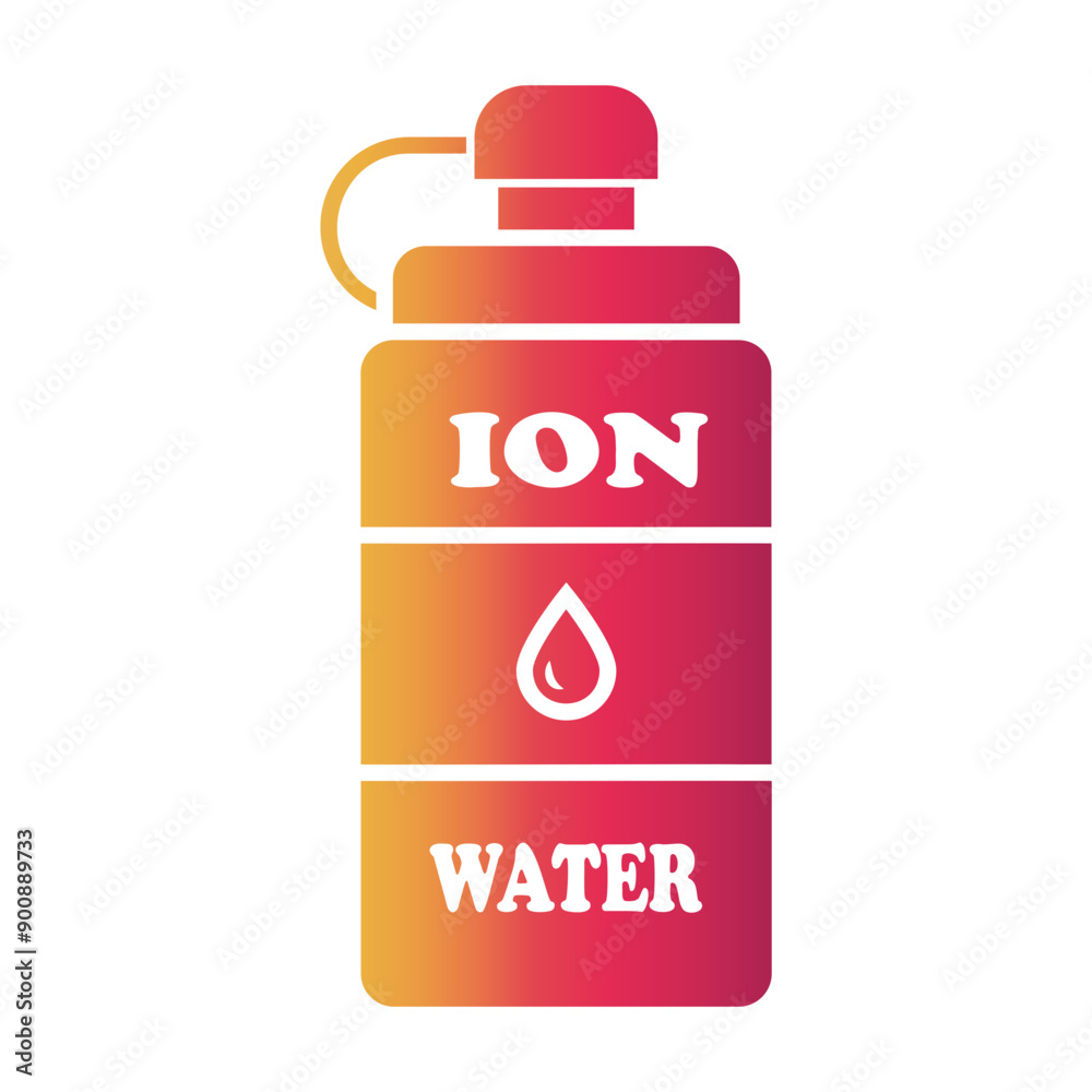 water bottle Gradient icon water bottle Gradient icon