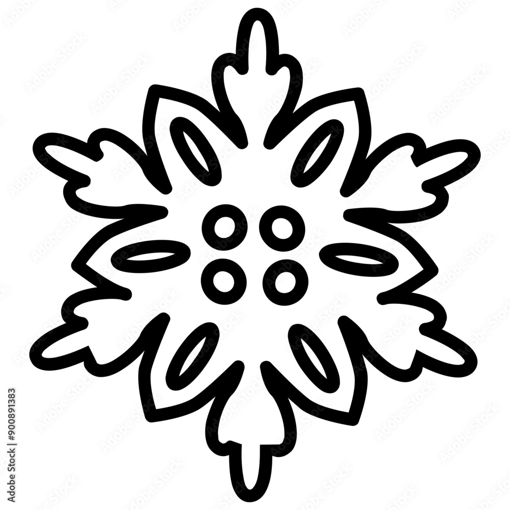 Obraz premium Snowflake