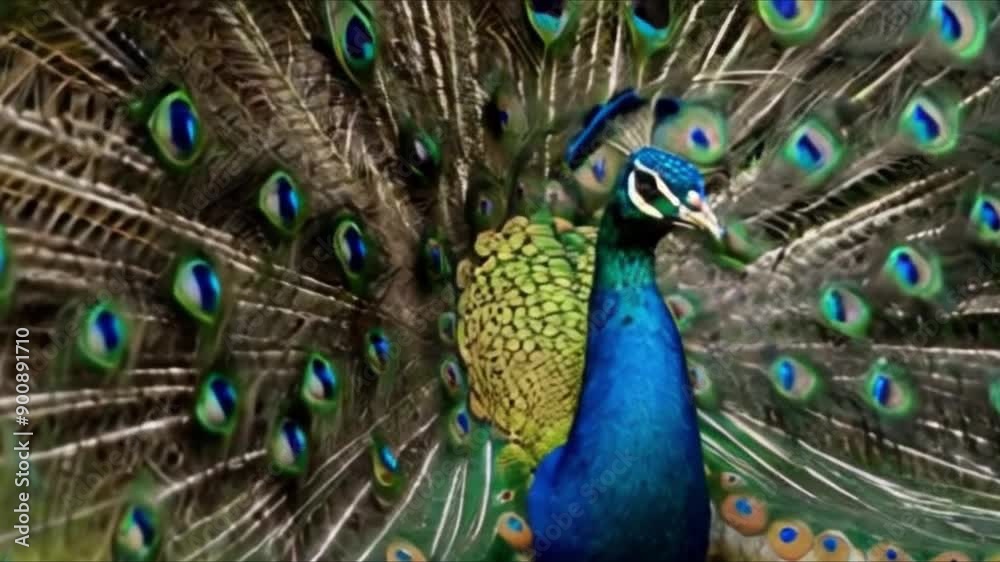 Peacock - Known for its beautiful tail feathers and colorful colors. Peacock - Known for its beautiful tail feathers and colorful colors.