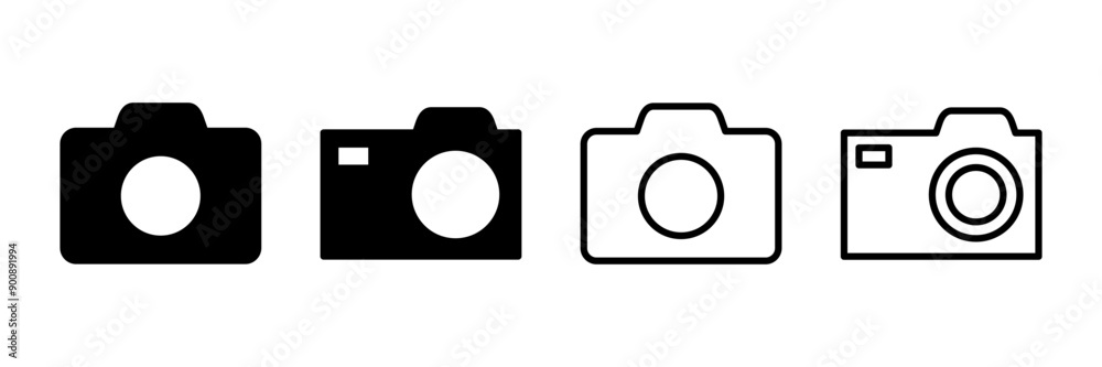 Camera Icon vector isolated on white background. Camera symbol. Camera vector icon Camera Icon vector isolated on white background. Camera symbol. Camera vector icon