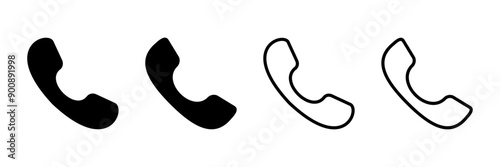 Call icon vector isolated on white background. Phone icon vector. mobile phone. telephone icon