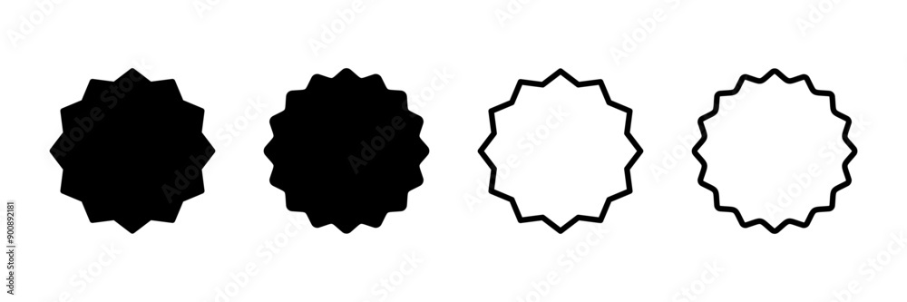 Badge icon vector isolated on white background. Awards icon. Achieve. Stamp Badge icon vector isolated on white background. Awards icon. Achieve. Stamp