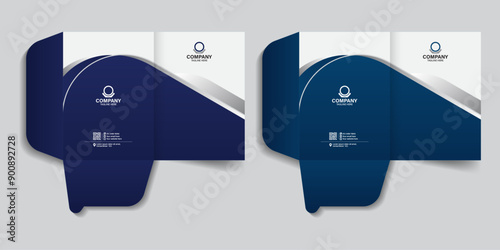 Unique real estate file cases presentation folder design. report cover template, presentation folder, cover design for folder, Professional luxury corporate creative presentation file folder