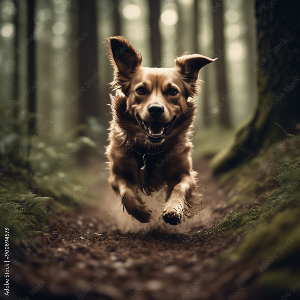 Dog in the Forest Dog in the Forest