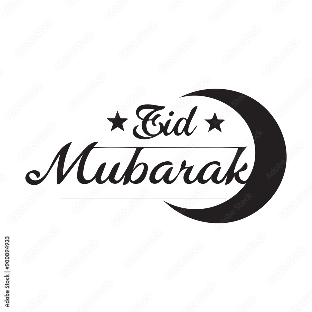 Eid Mubarak text icon day islamic style sheep culture holiday design. Eid Mubarak text icon day islamic style sheep culture holiday design.