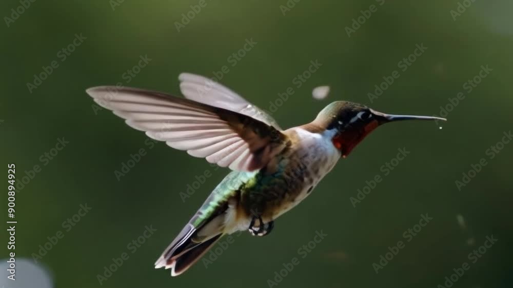 Hummingbird - Known for its small size and ability to fly in place Hummingbird - Known for its small size and ability to fly in place