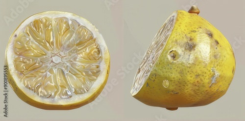 Vibrant Nona Fruit. High Detail Tropical Fruits Concept photo