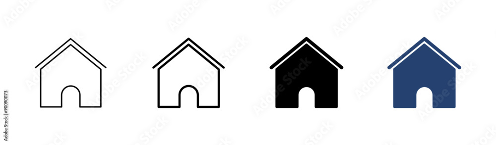 House icon set. Home icon vector House icon set. Home icon vector