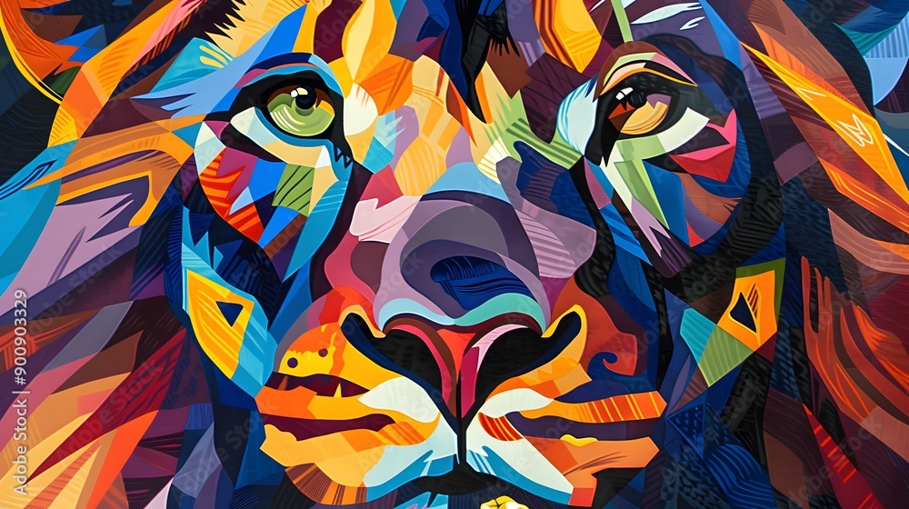 lion illustration background lion illustration background