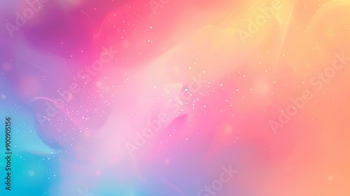 A colorful background with a pink and blue gradient
