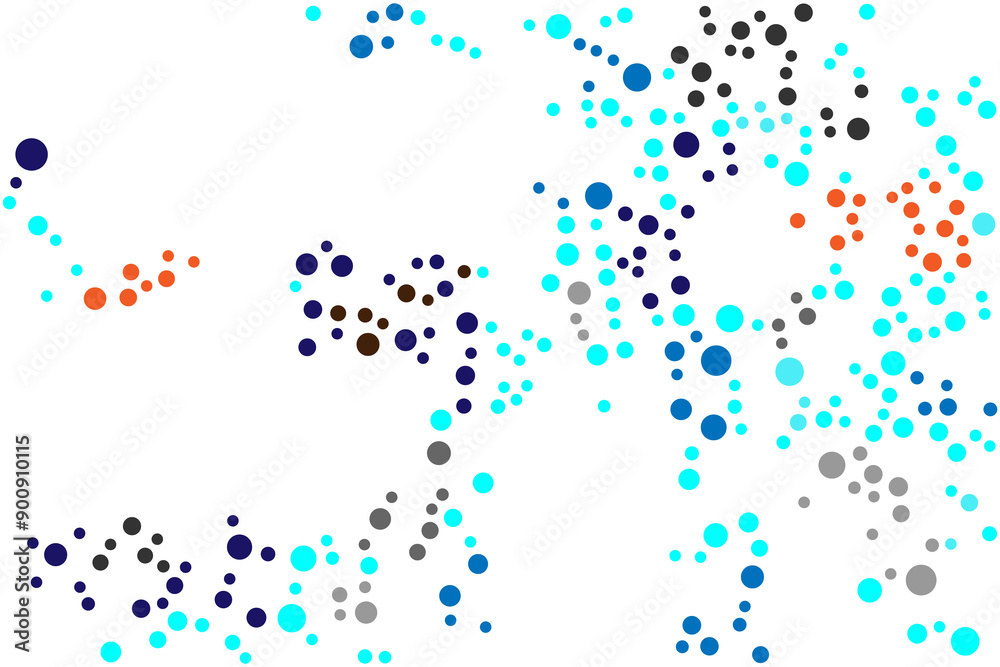 Circle shapes layout with decorative blurred design in abstract background. Circle shapes layout with decorative blurred design in abstract background.