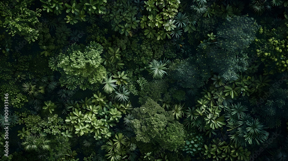 Lush Forest Canopy from Above Vibrant Aerial Perspective of Dense Green Treetops Lush Forest Canopy from Above Vibrant Aerial Perspective of Dense Green Treetops