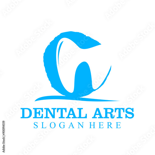 dental dentist logo vector illustration art	