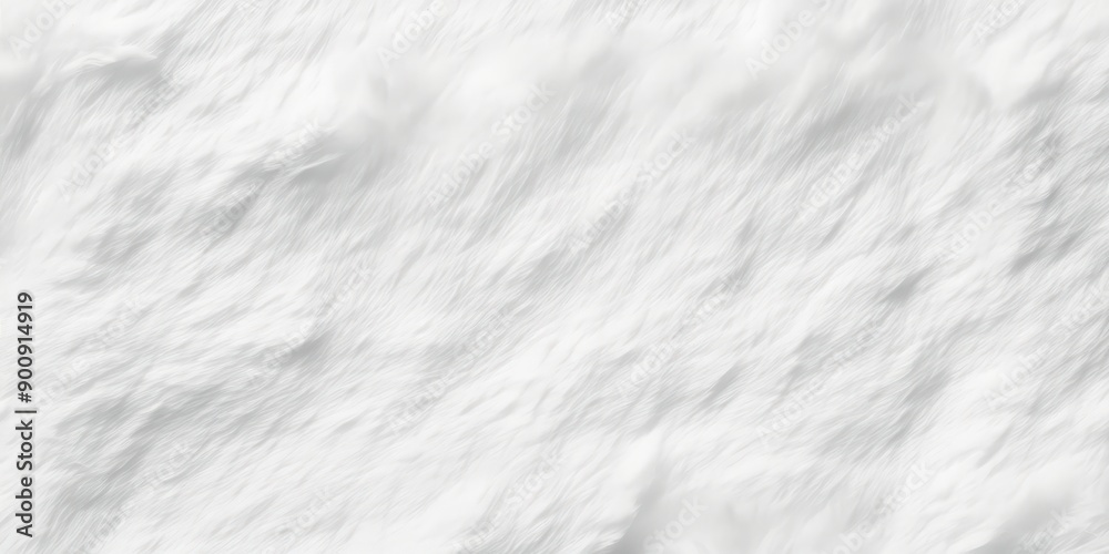 Obraz premium White Fur Texture