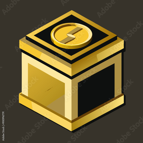 A wonderful gift box vector illustration 