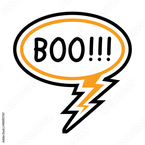 Halloween props icon illustration