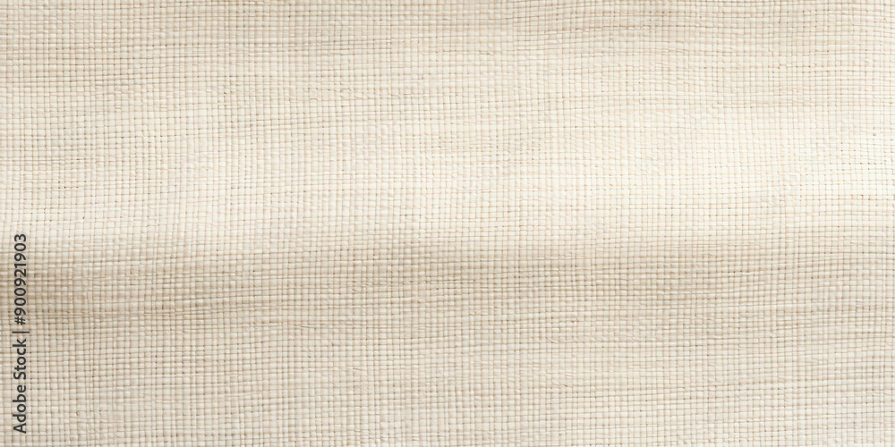 Fototapeta premium Beige woven fabric texture background