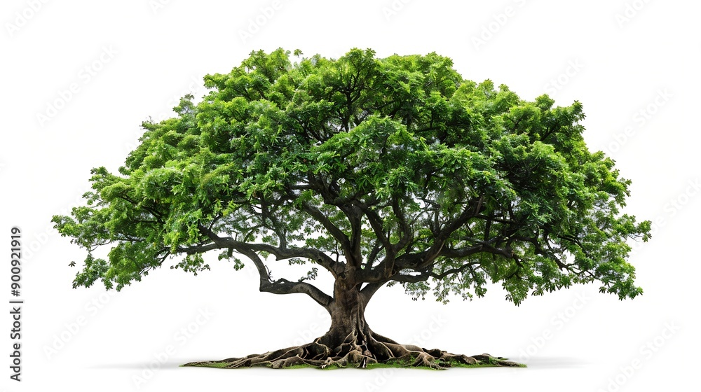 Single big tree isolated on white background Tropical wood plant for advertising architecture design clipping path Green leaf forest and foliage Large trunk growth lone in spring or su : Generative AI Single big tree isolated on white background Tropical wood plant for advertising architecture design clipping path Green leaf forest and foliage Large trunk growth lone in spring or su : Generative AI
