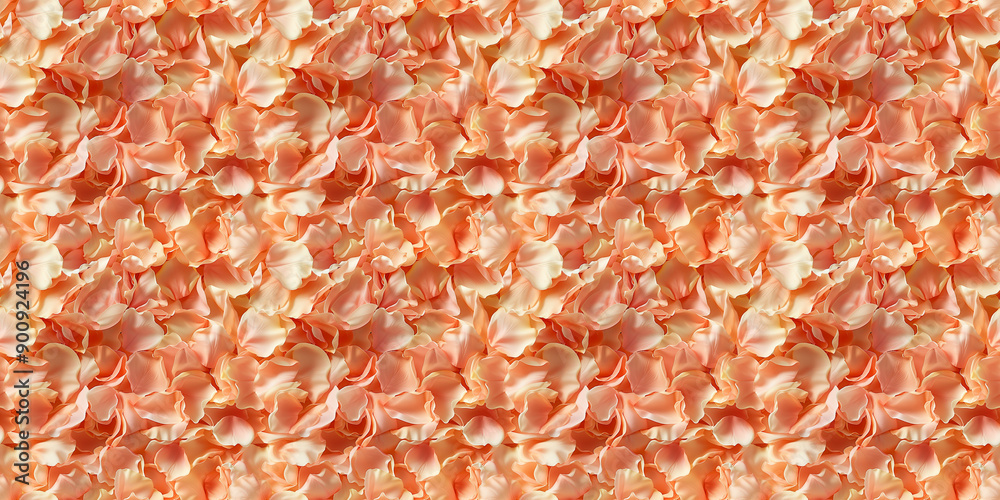 a densely packed texture background of flower petals completely covering the surface
