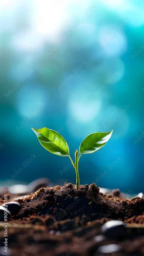 plant growing from the ground plant growing from the ground