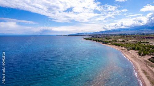 Wallpaper Mural Sunny summer day on the lake. Kyrgyzstan, Lake Issyk-Kul Torontodigital.ca