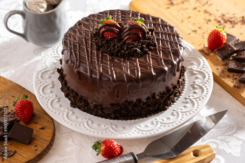 Bolo de morango