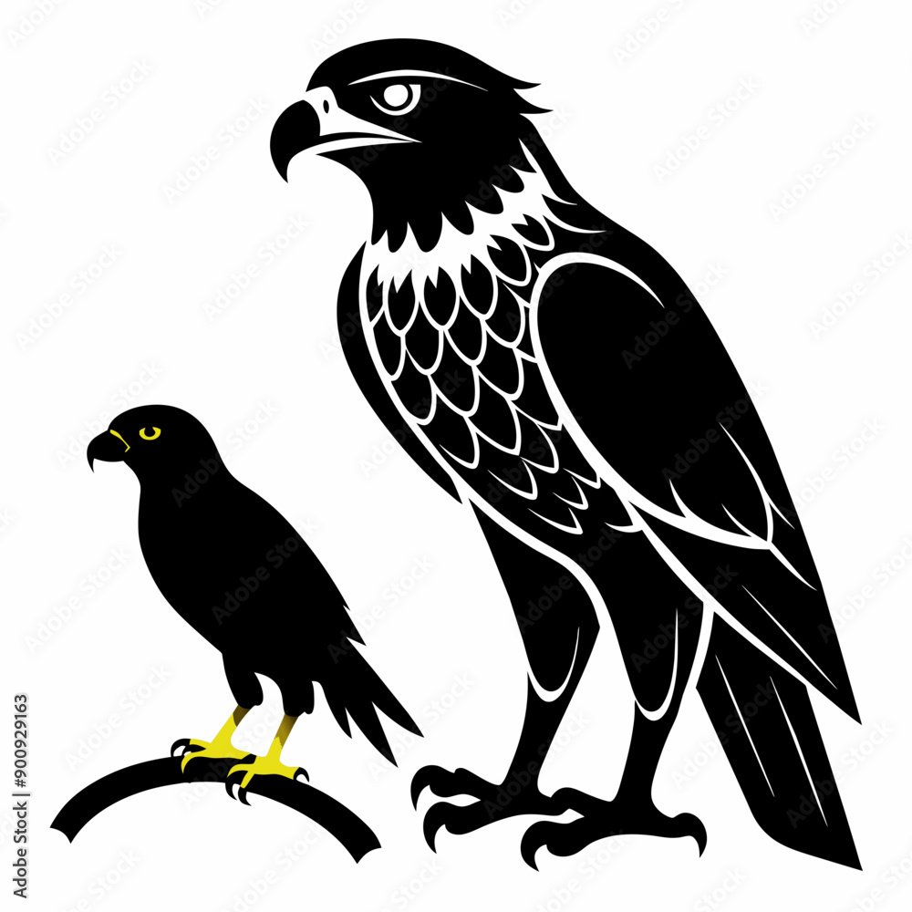 Obraz premium crow on a branch