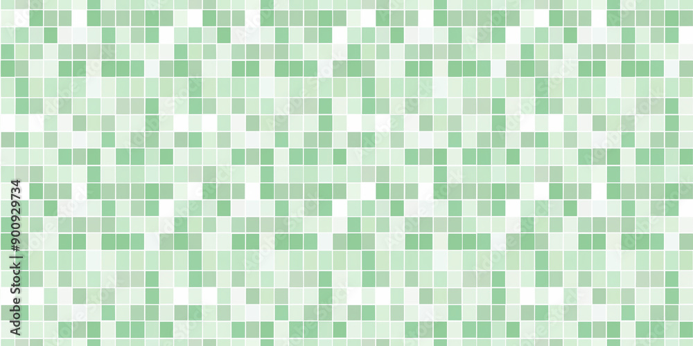 green tiles texture background, clean and flat surface texture, white background. flat illustration style