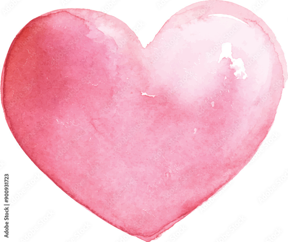 A hand drawn heart form vector element A hand drawn heart form vector element