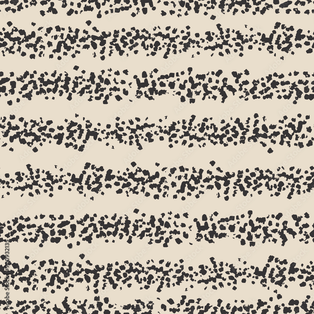 Obraz premium Abstract dry brush stroke paint ink crayon marker pencil art scattered seamless pattern background wallpaper textile modern unique expression collection