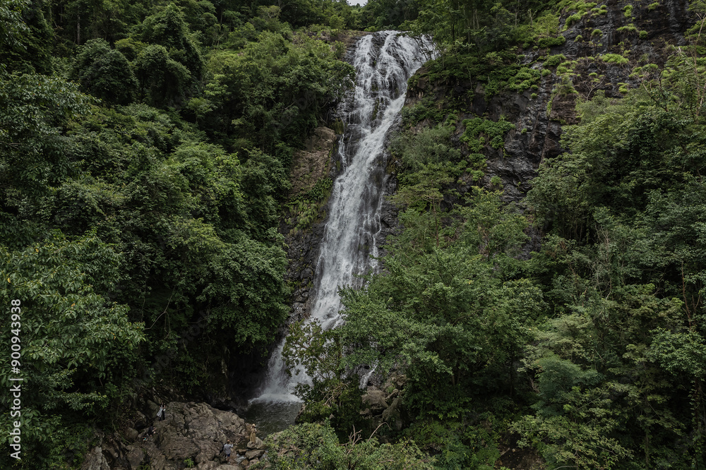 Amazing Nature of Beautiful Sarika Waterfall is the Most Famous Waterfall in Nakhon Nayok, Thailand. Amazing Nature of Beautiful Sarika Waterfall is the Most Famous Waterfall in Nakhon Nayok, Thailand.
