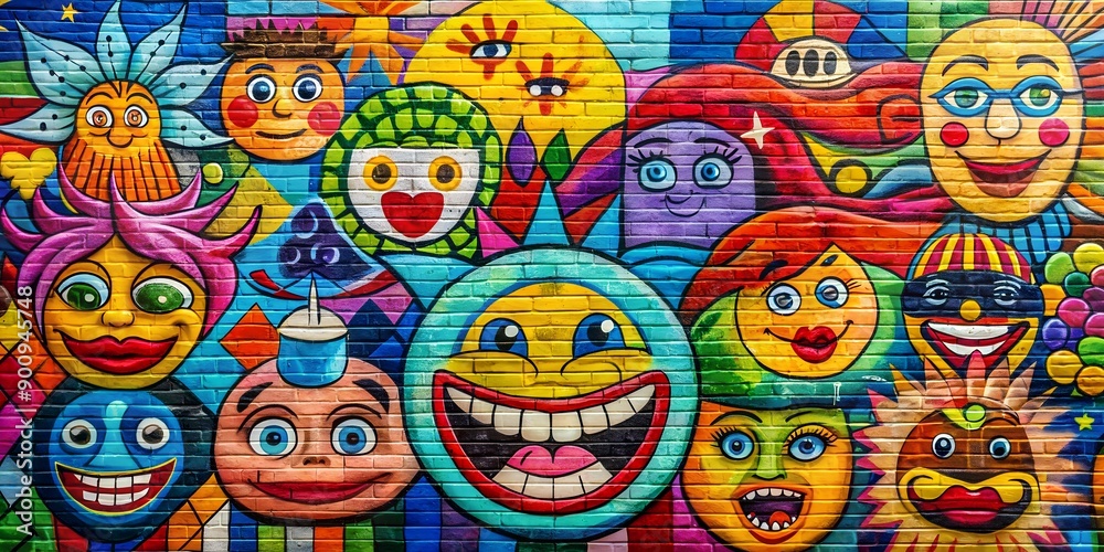A picture on a wall informative Vibrant engaging Generative AI A picture on a wall informative Vibrant engaging Generative AI