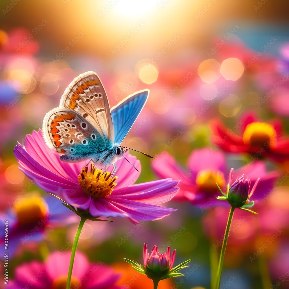 Artificial intelligence generation of butterfly photos. Artificial intelligence generation of butterfly photos.