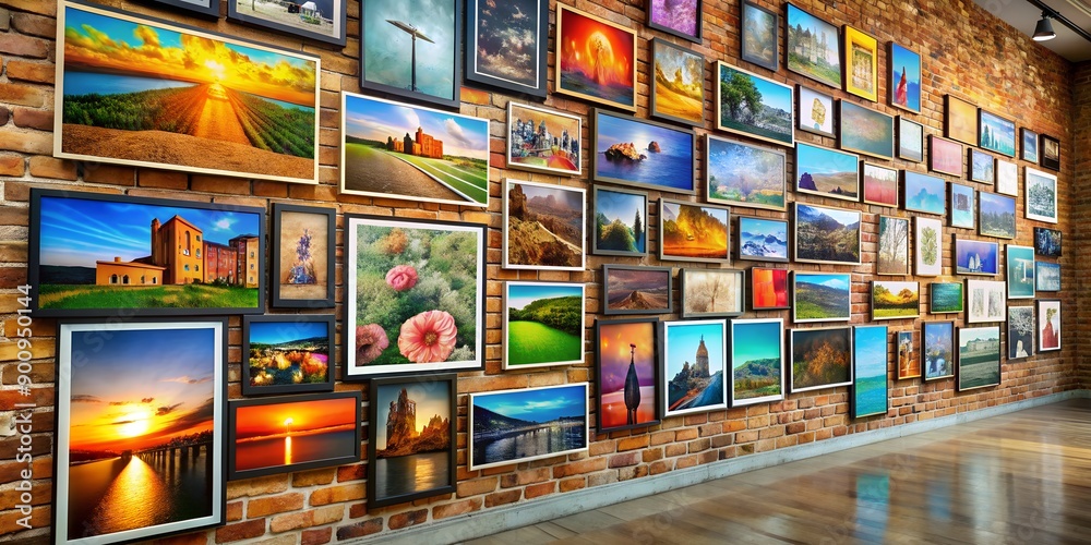 A picture on a wall informative Vibrant engaging AI Generative A picture on a wall informative Vibrant engaging AI Generative