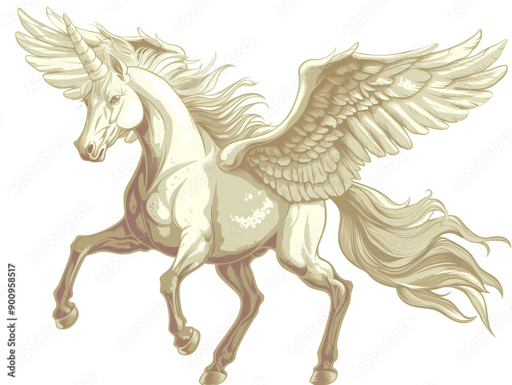 Illustration of Pegasus horse ..png Illustration of Pegasus horse ..png