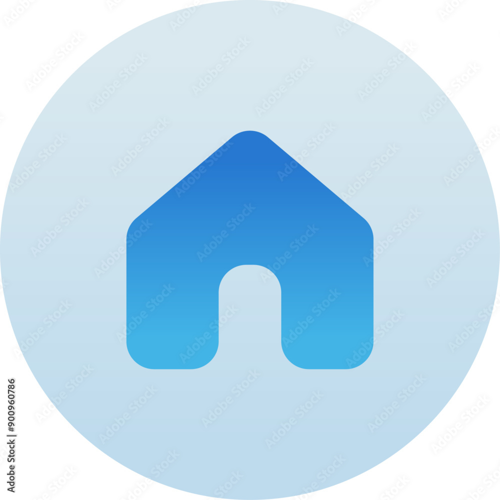 Home blue gradient Icon. Communication Icon. Home blue gradient Icon. Communication Icon.