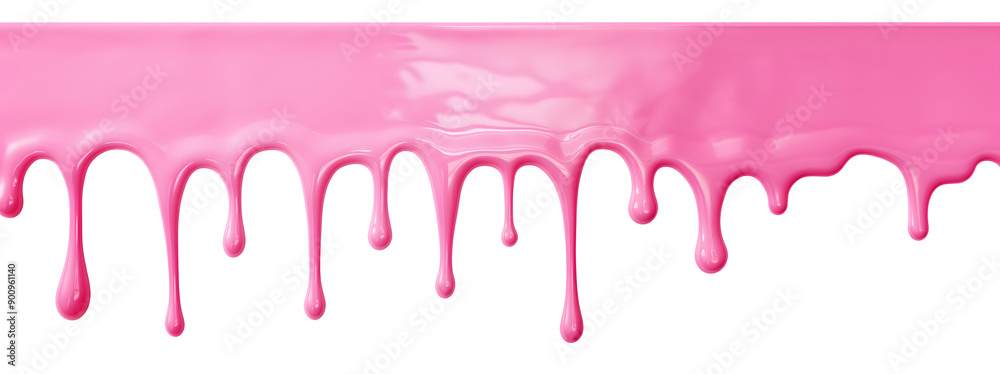 Dripping Pink Liquid on transparent background, PNG. Dripping Pink Liquid on transparent background, PNG.