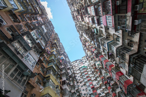 The Monster Building is a group of five connected buildings on King's Road,Quarry Bay, Hong Kong.It is a popular location for photography and has been used as inspiration for several filming locations