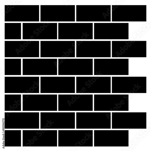 Brick wall (left)