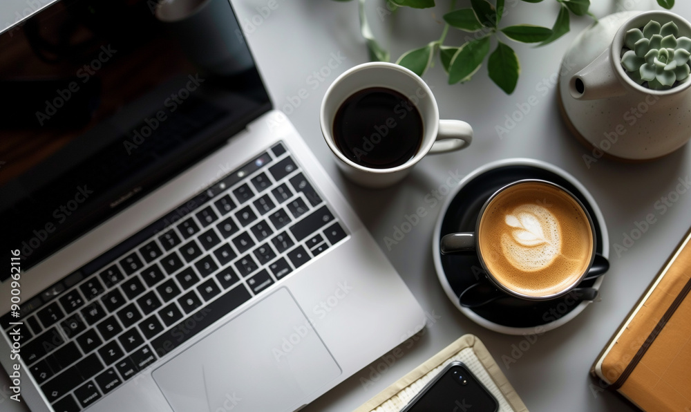 coffee and laptop coffee and laptop