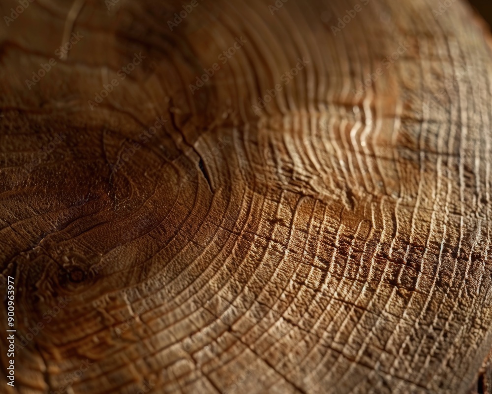 Close-up of a rustic wooden texture showcasing natural patterns and rich tones, perfect for backgrounds and designs.