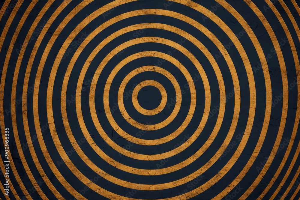 Abstract digital rendering of concentric circles symbolizing focus and meditation in a bold and geometric style Abstract digital rendering of concentric circles symbolizing focus and meditation in a bold and geometric style
