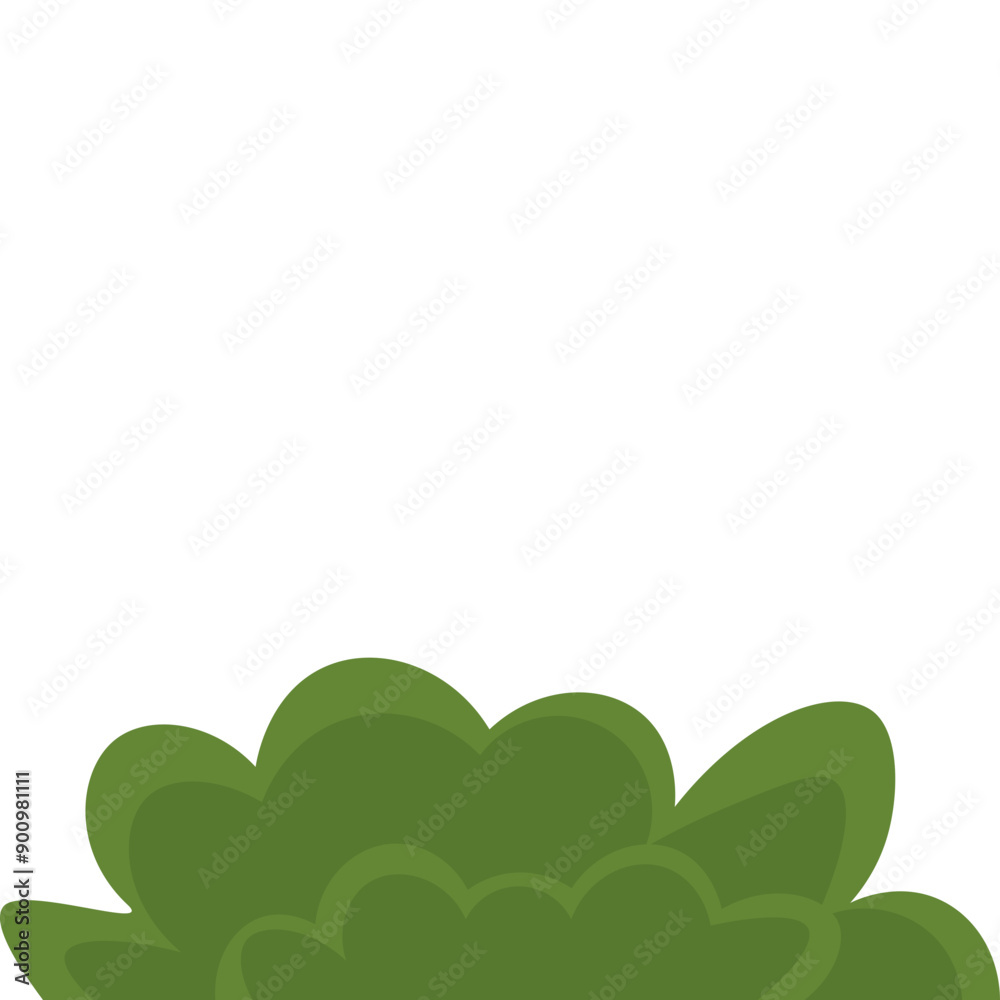 Cute Bush Illustration Cute Bush Illustration