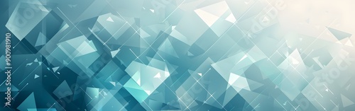 Luminous Fragments Geometric abstract background wallpaper
