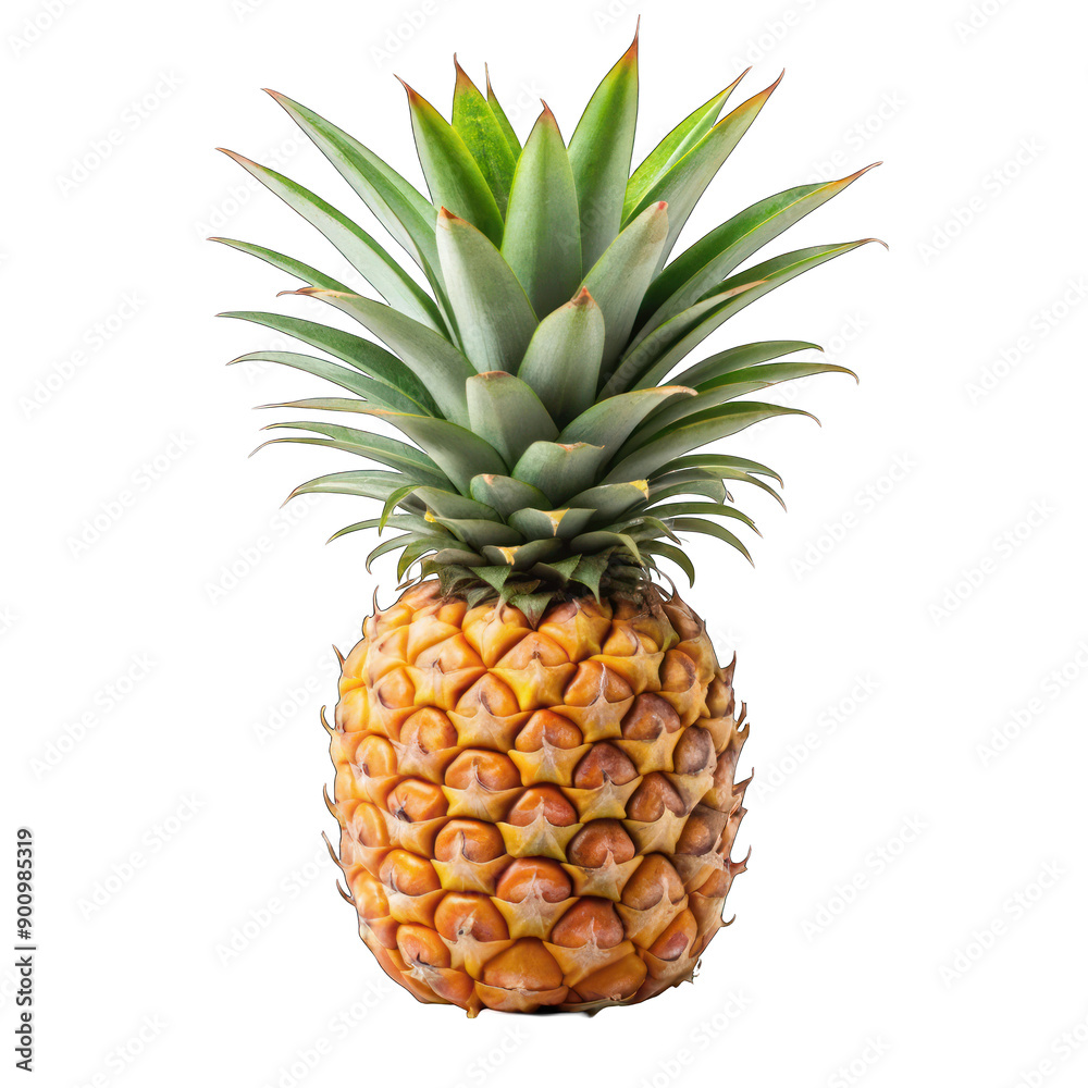 A pineapple isolated on transparent background A pineapple isolated on transparent background