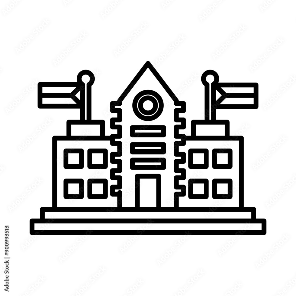 Naklejka premium building and construction